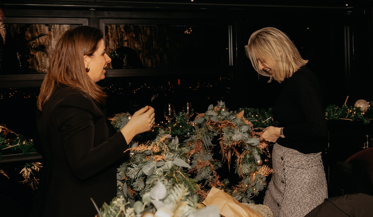 Ladies Night: Kerststukjes maken
