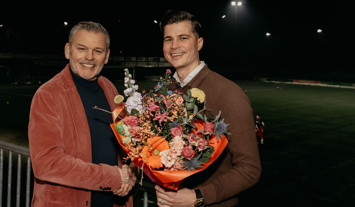 Een warm welkom voor Richard van Prominent Vastgoed.