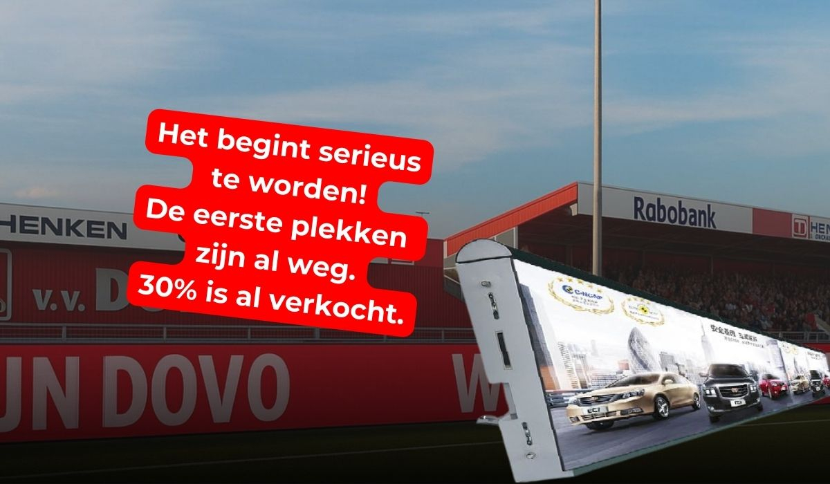 Wow… het gaat hard. 30% is al ingevuld.