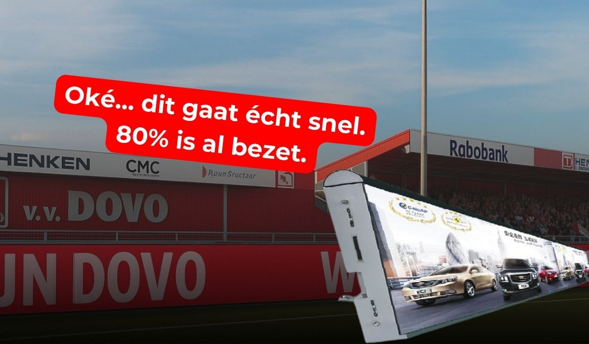 Oké… dit gaat écht snel. 80% is al bezet.